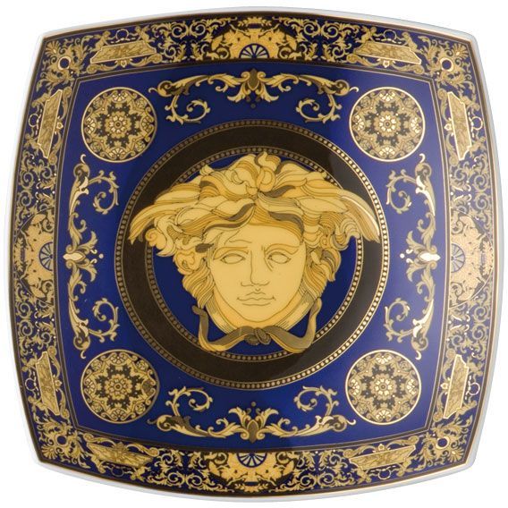 Блюдо 18 см., Versace MEDUSA BLAU арт. 12116-409620-25818