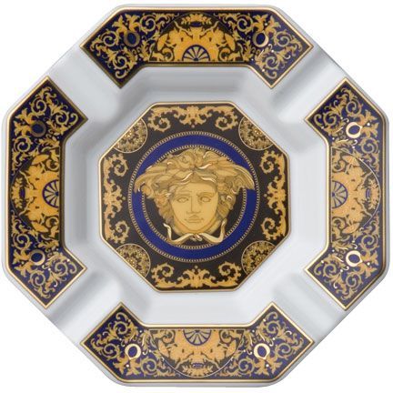 Пепельница 14 см., Versace MEDUSA BLAU арт. 14096-409620-27233