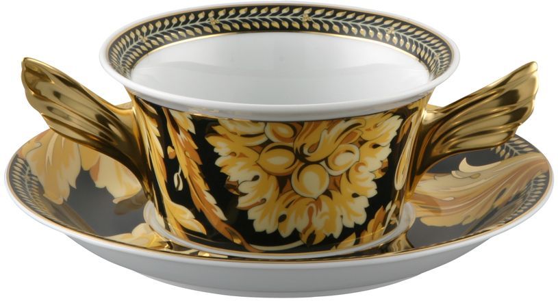 Бульоница с блюдцем 280 мл., Versace VANITY арт. 19300-403608-10420