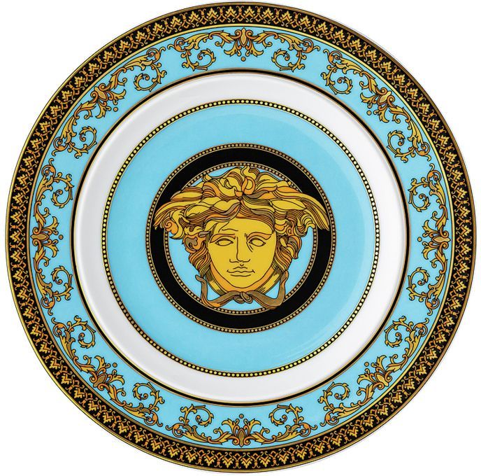 Тарелка для хлеба 18 см., Versace MEDUSA CELESTE арт. 19300-403712-10218