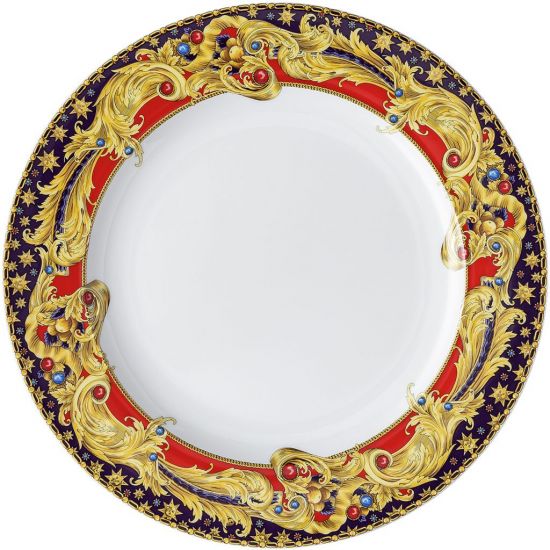 Тарелка обеденная 27 см., Versace BAROCCO HOLIDAY арт. 19300-409948-10227