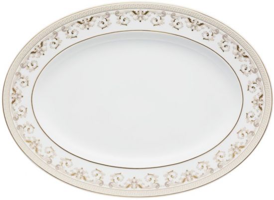 Блюдо овальное 34 см.,  Versace MEDUSA GALA арт. 19325-403635-12734