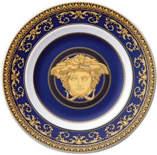 Тарелка для хлеба 18 см., Versace MEDUSA BLAU арт. 19325-409620-10218