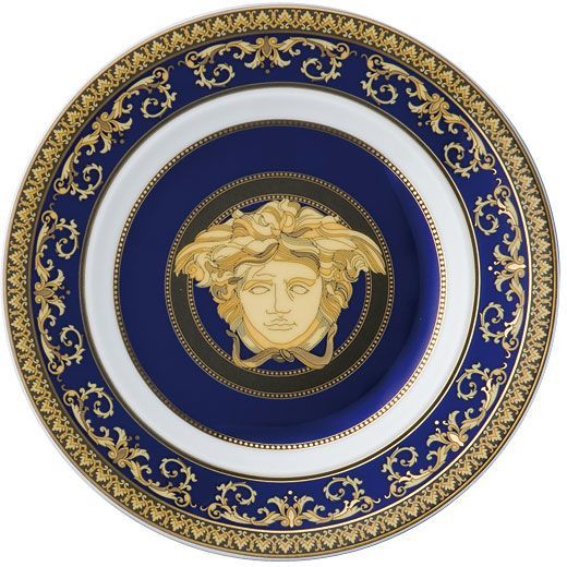 Тарелка для хлеба 18 см., Versace MEDUSA BLAU арт. 19325-409620-20018