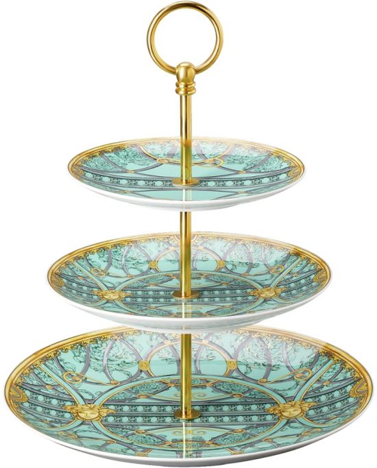 Этажерка 3-х уровневая Versace LA SCALA DEL PALAZZO арт. 19335-403664-25311