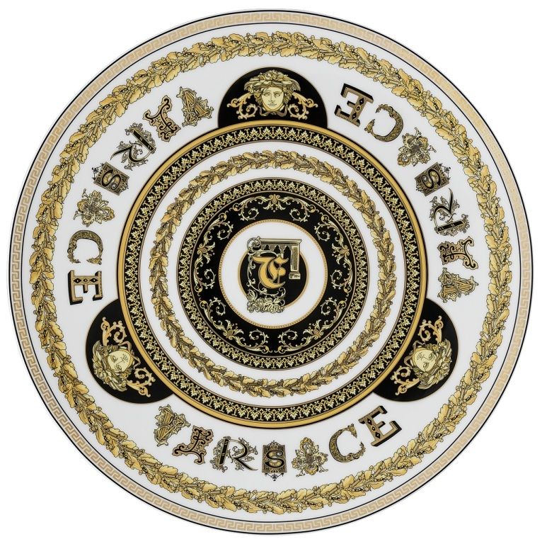 Тарелка подстановочная 33 см., Versace VIRTUS ALPHABET арт. 19335-403736-10263