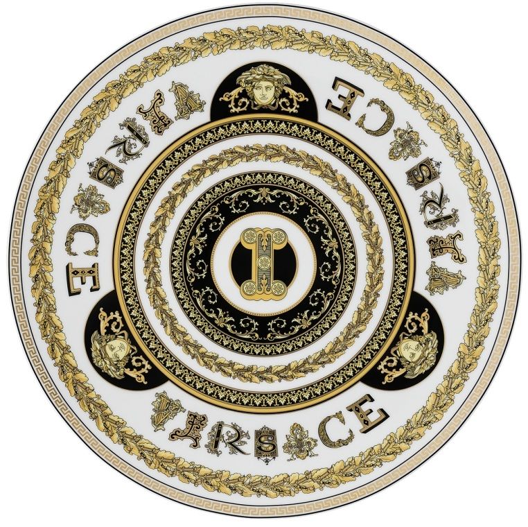 Тарелка подстановочная 33 см., Versace VIRTUS ALPHABET арт. 19335-403739-10263