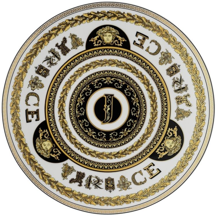 Тарелка подстановочная 33 см., Versace VIRTUS ALPHABET арт. 19335-403740-10263