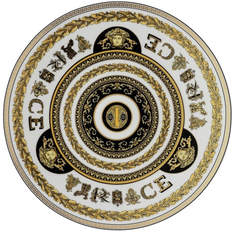 Тарелка подстановочная 33 см., Versace VIRTUS ALPHABET арт. 19335-403745-10263