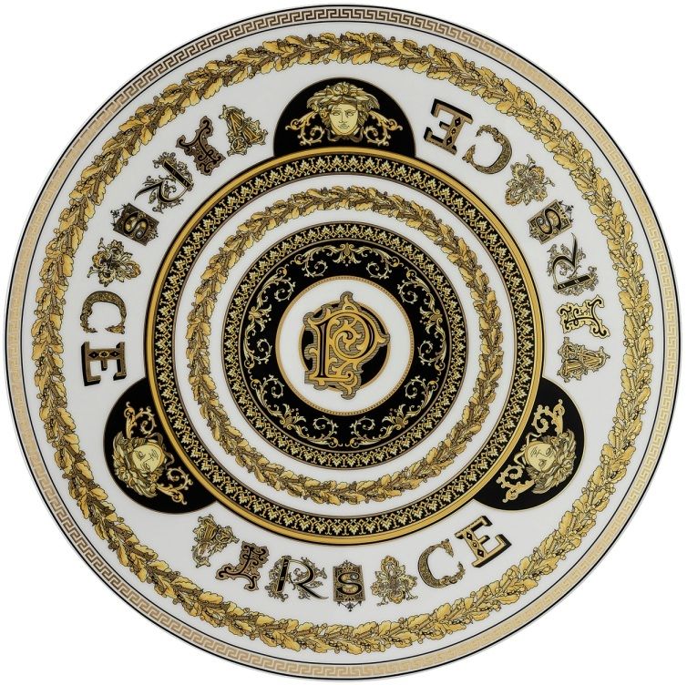 Тарелка подстановочная 33 см., Versace VIRTUS ALPHABET арт. 19335-403746-10263