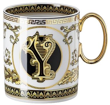 Кружка 350 мл., Versace VIRTUS ALPHABET арт. 19335-403755-15505