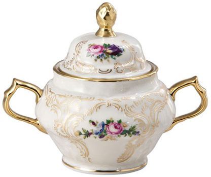 Сахарница с крышкой  3 Rosenthal  Sanssouci Elfenbein арт.20480-308550-14330